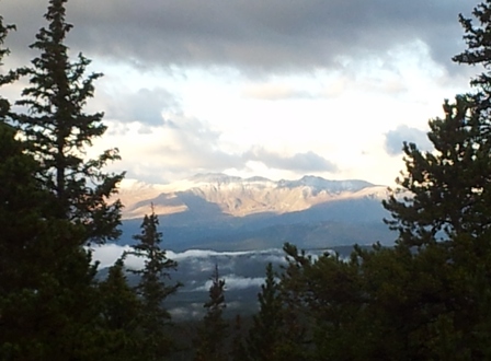 Snow coats high peaks around Vail, Beaver Creek